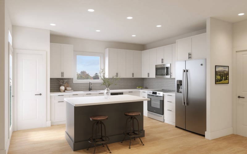 brand new kitchen with stainless steel appliances apartments for rent in Humble, TX 